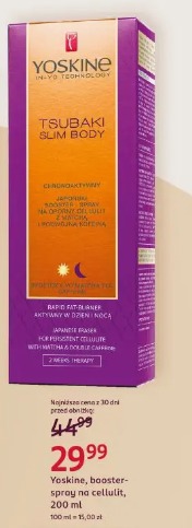 Yoskine, booster-spray na cellulit