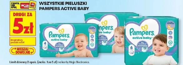 Wszystkie pieluszki Pampers Active Baby