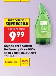Kojący żel do ciała Be Beauty Care 99% soku z aloesu