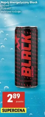Napój energetyczny Black