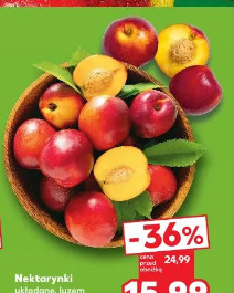 Nektarynki układane