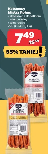 Kabanosy Mistrz Rohus