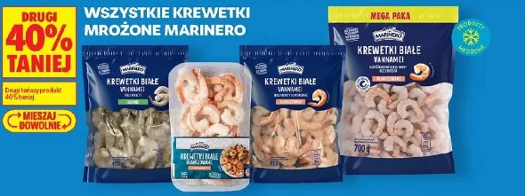 Krewetki mrożone Marinero
