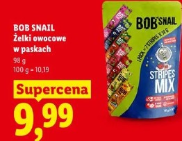 Bob Snail Żelki owocowe w paskach