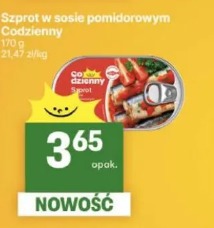 Szprot w sosie pomidorowym Codzienny