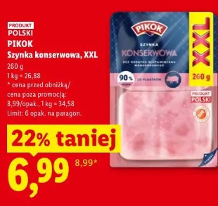 Pikok Szynka konserwowa XXL
