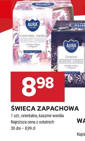 Świeca zapachowa Aura