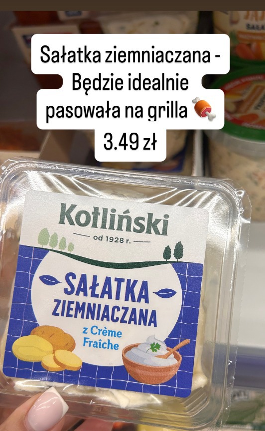 Kotliński sałatka ziemniaczana z Crème Fraîche