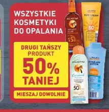 Wszystkie kosmetyki do opalania drugi tańszy 50% taniej