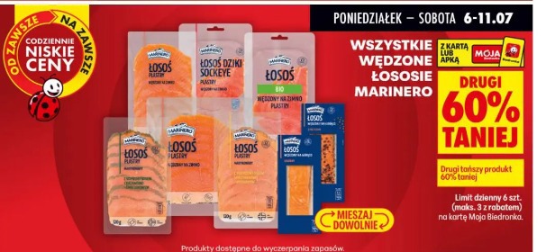 Wszystkie wędzone łososie Marinero