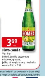 Piwo Łomża Van Pur