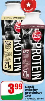 Napój mleczny proteinowy Zott