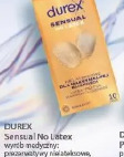 Durex Sensual No Latex prezerwatywy