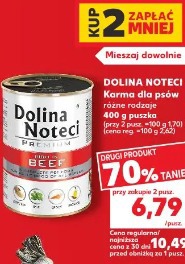 Dolina Noteci Karma dla psów różne rodzaje 400 g puszka