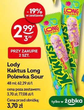 Lody Kaktus Long Polewka Sour