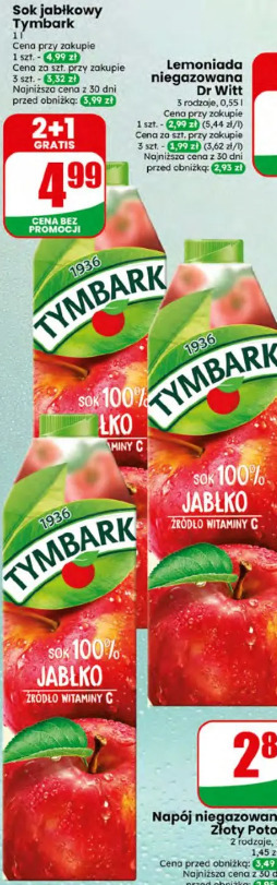 Sok jabłkowy Tymbark