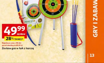 Zestaw gra w łuk z tarczą