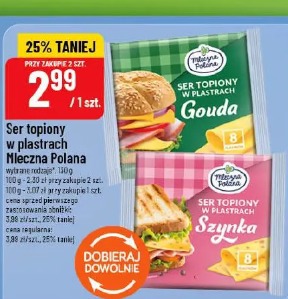 Ser topiony w plastrach Mleczna Polana Gouda