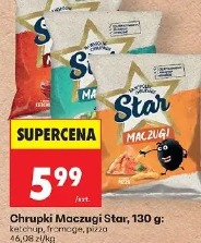 Chrupki Maczugi Star ketchup, fromage, pizza