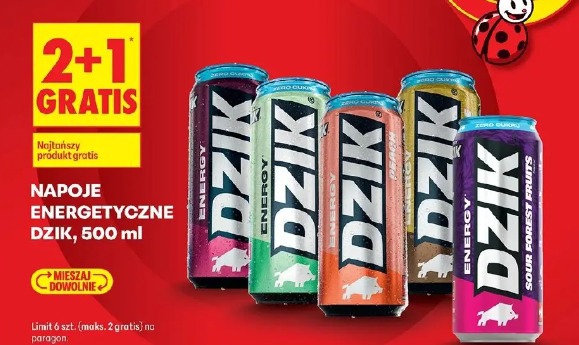 Napoje energetyczne Dzik