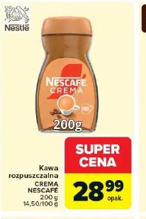 Kawa rozpuszczalna CREMA NESCAFE