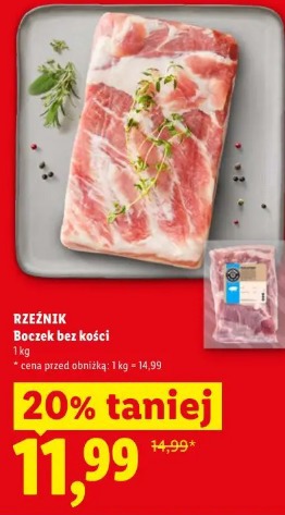 Rzeźnik Boczek bez kości