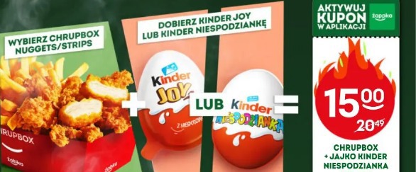Chrupbox + jajko Kinder niespodzianka lub Joy