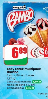Lody rożek multipack Bambo