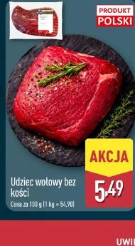 Udziec wołowy bez kości