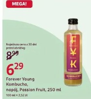 Forever Young Kombucha, napój, Passion Fruit