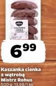 Kaszanka cienka z wątrobą Mistrz Rohus