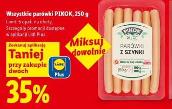 Pikok Pure Parówki z szynki