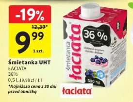 Śmietanka UHT Łaciata