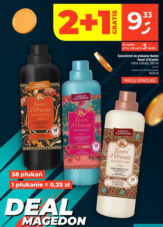 Koncentrat do płukania tkanin Tesori d'Oriente