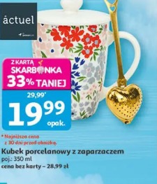 Kubek porcelanowy z zaparzaczem