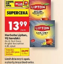 Herbata Lipton, 92 torebki