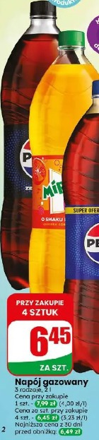Napój gazowany Pepsi/Mirinda/7up