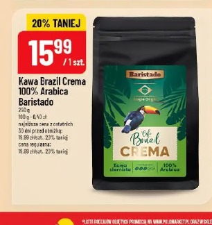 Kawa Brazil Crema 100% Arabica Baristado