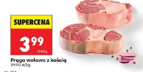 Prega wołowa z kością