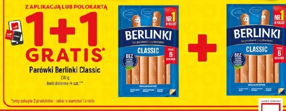 Berlinki Classic parówki