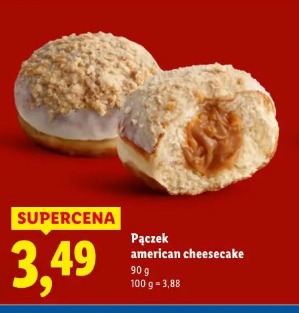 Pączek american cheesecake
