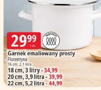 Garnek emaliowany prosty Florentyna