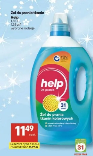 Help Żel do prania tkanin kolorowych