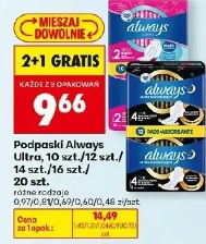 Podpaski Always Ultra