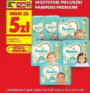 Wszystkie pieluszki Pampers Premium