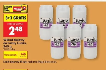 Wkład olejowy do zniczy Lumia, 240 g