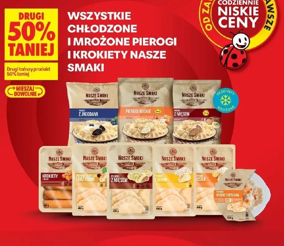 Wszystkie chłodzone i mrożone pierogi i krokiety Nasze Smaki