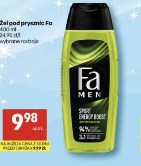 Żel pod prysznic Fa Men Sport Energy Boost