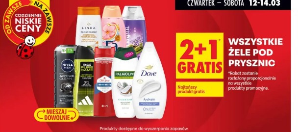 Wszystkie żele pod prysznic