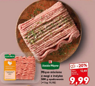 Mięso mielone z nogi z indyka